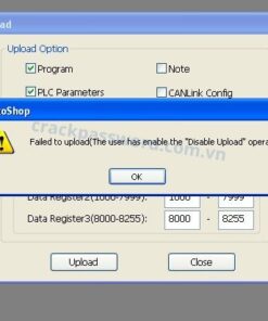 Unlock PLC Inovance H1U H2U H3U bị chống upload